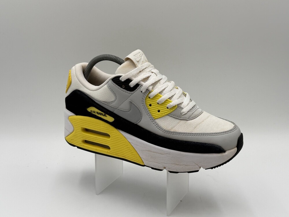 Nike Air Max 90 LV9 Womens Size 9 White Yellow Sneakers FD4328-105